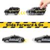 6 Pack Diecast Police Car Toy Set  Mini Alloy Police Vehicles for Boys Ages 3-7, Includes Armored Car, Rescue Truck, Bulletproof SUV, Military Helicopter  Birthday Gift for Kids view 4