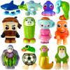 12Pcs Italian Brainrot Steal a Brainrot Toys Bulk for Kids,Tralalero Tralala Squishy Toys,Meme Shark Squishy Stress Relief Sensory Toys,Valentines Day Gifts Party Favors Classroom Exchange Prizes view 1
