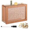 Adults Money Box with Goal Counter, Save for $10,000, Wooden Cash Bank with Dual Slots, Easy to Assemble and Ideal for Kids and Adults view 1