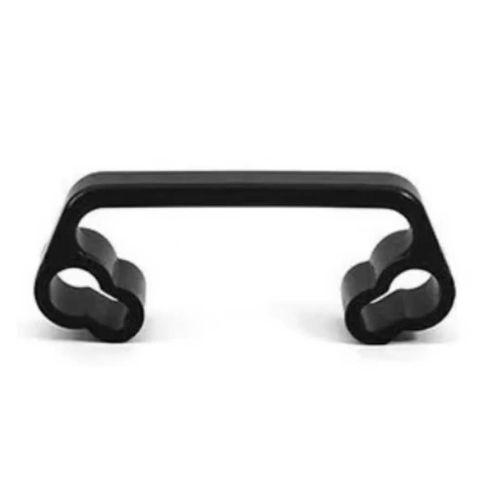 for Tamiya for TT01 for TT02 1/10 Frame Handle Rear Bumper RC Car Trucks Off-Road Tracked Vehicles Parts and Accessories Upgrades Replacement RC Car Upgrade Part(Black)