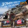 DEERC 209E 1:10 Fast Brushless RC Car for Adults & Boys, 60+ KMH High Speed 4WD Off-Road Remote Control Truck with 2 x 3S Batteries & Extra Swing Arms, Hobby Grade Racing Car, RC Crawler Gift view 3