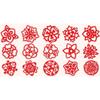 30PCS Chinese Paper Cutting Kit, Red Paper Art Crafts Kits for Window Decoration Spring Festival Chinese New Year Celebration Activity view 1