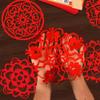 30PCS Chinese Paper Cutting Kit, Red Paper Art Crafts Kits for Window Decoration Spring Festival Chinese New Year Celebration Activity view 2
