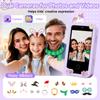 Kids Smart Phone Toys for Girls Age 3-9, Touchscreen Dual Camera Kids Phone, Christmas Birthday Gifts for Age 3 4 5 6 7 8 9, Toddler Learning Play Toy with Music Player, 8G Card view 3