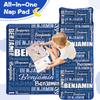 Personalized Toddler Nap Mat with Name  Custom Monogrammed Sleeping Bag with Pillow & Blanket for Kids  Soft, Roll Up Portable Nap Mats for Daycare, Preschool & Kindergarten view 3