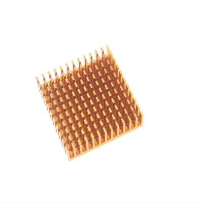 2pcs 40 * 40 * 11MM Aluminum Cooling Heatsink Block Extruded Radiator Cooler Heatsink Cooling Fin Aluminum Heat Sink Extruder Motor