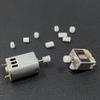 10pcs/lot 0.5M Gear 10T-2.5MM Teeth Toy RC Model Car Hole Fit Shaft Pinion Gear view 3