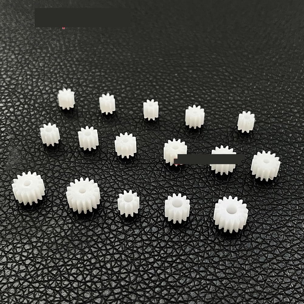 10pcs/lot 0.5M Gear 8T-0.8MM Teeth Toy RC Model Car Hole Fit Shaft Pinion Gear(10T-2mm)