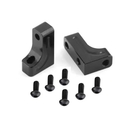 SAMNACXK Compatible with SCX10 90021 90022 90028 1/10 RC Car Upgrade Accessories Parts Accessories 1 Set Metal 12x6x18MM Servo Mount RC Car Upgrade Parts