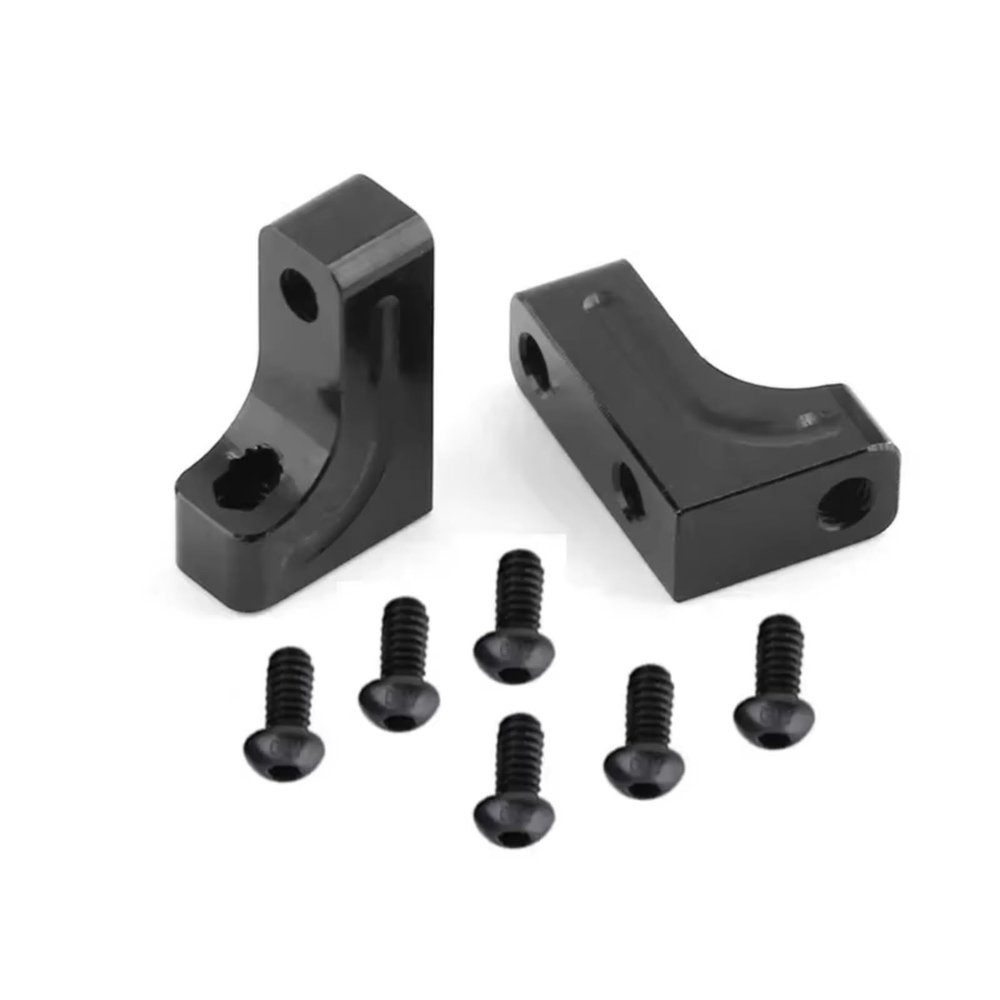SAMNACXK Compatible with SCX10 90021 90022 90028 1/10 RC Car Upgrade Accessories Parts Accessories 1 Set Metal 12x6x18MM Servo Mount RC Car Upgrade Parts