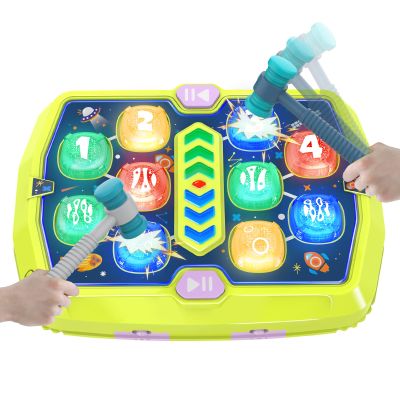 WAYKEE Whack Game Mole for Toddlers, Toys for 3-10 Year Old Boys Girls, Interactive Toddler Boy Girl Toys with 3 Modes & 2 Hammers, Sound & Light, Birthday Xmas Gifts for 3 4 5 6+ Year Old Boys Girls