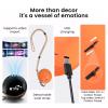 Crystal Ball Video Player, Crystal Ball with Digital Electronic Display, can Upload Videos and Photos (Orange) view 4