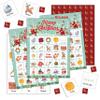 GYNNCRIO Merry Christmas Bingo Games for Adults, Winter Festival Bingo Card Game, for Family Friends, Holiday Party Activities Supplies, 03 view 1
