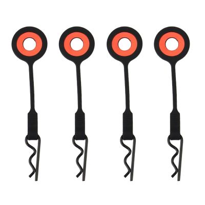 AQWBTYD Compatible with Traxxas for Trx4 for UDR for Axial for Scx10 for Arrma 1/8 1/10 RC Car 4Pcs Car Body Clip Shell Fixed Buckle Lock RC Car Part Accessories