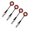 AQWBTYD Compatible with Traxxas for Trx4 for UDR for Axial for Scx10 for Arrma 1/8 1/10 RC Car 4Pcs Car Body Clip Shell Fixed Buckle Lock RC Car Part Accessories view 2