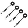 AQWBTYD Compatible with Traxxas for Trx4 for UDR for Axial for Scx10 for Arrma 1/8 1/10 RC Car 4Pcs Car Body Clip Shell Fixed Buckle Lock RC Car Part Accessories view 3