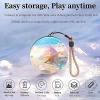 Crystal Ball Video Player, Crystal Ball with Digital Electronic Display, can Upload Videos and Photos (White) view 3