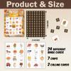 GYNNCRIO Thanksgiving Pumpkin Bingo Games for Adults, Fall Harvest Festival Bingo Card Game, Thanksgiving Gifts for Family Friends, Holiday Party Activities Supplies, 02 view 2