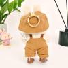 Doll Clothes Set (NO Doll)  Workwear Overalls Outfit for 15-17cm Dolls  Stylish Dress-Up Accessories for Collectible Dolls (Yellow) view 4