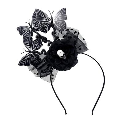 Yoetaun Playful Bat Hair Ornament Adjustable Position Design Soft Headwear For Halloween Devil Party Night