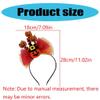 Yoetaun Playful Bat Hair Ornament Adjustable Position Design Soft Headwear For Halloween Devil Party Night view 3