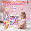 ELFJOY Montessori Toys for 1 Year Old Girl Gifts, Busy Board for 1 2 Year Old - 56+ Activities Bilingual Early Educational Learning Toddler Baby Girl Toys, First Birthday Gifts for 1 2 Year Old Girls view 3