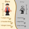 15 Pieces Magnetic People Figures for Kids, Magnet Play People Perfect for Magnetic Tiles Building Blocks STEM Learning Magnet Toys for Boys Girls Ages 3 4 5 6 7+ Years Birthday Gifts(Styles May Vary) view 3