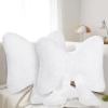 2 Pcs Stylish Bow-Shaped Pillows, Comfortable Plush Decor for Bedroom and Sofa, Ideal for Office Chairs view 1