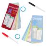 15 Math Multiplication Flashcards+15 Division Flashcards+2 Pens, Self Checking Classroom Home Learning Aid Tool, Primary School Teacher Teaching Aid Tool view 1
