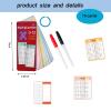 15 Math Multiplication Flashcards+15 Division Flashcards+2 Pens, Self Checking Classroom Home Learning Aid Tool, Primary School Teacher Teaching Aid Tool view 2