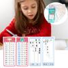 15 Math Multiplication Flashcards+15 Division Flashcards+2 Pens, Self Checking Classroom Home Learning Aid Tool, Primary School Teacher Teaching Aid Tool view 3