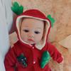 18 Inch Lifelike Reborn Baby Christmas Dolls - Cute Soft Vinyl Realistic Baby Doll with Soft Weighted Body, Real Baby Reborn Gift with Accessories Gifts for Kids Age 3+ & Collection, Pretend Play view 4