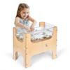 KRAND See-Through Small Water & Sand Sensory Table for Kids w/Transparent Tub for Tactile Play & Learning  Perfect for Home, Classroom & Daycare view 2