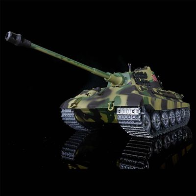 TOUCAN RC HOBBY Pro.Edition RTR Henglong 1/16 TK7.0 King Tiger RC Tank FPV Barrel Recoil 3888A Metal BB Airsoft Smoke Effect IR Battle with Sticter
