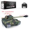TOUCAN RC HOBBY Pro.Edition RTR Henglong 1/16 TK7.0 Upgraded King Tiger RC Tank 3888A 360 Turret Barrel Recoil BB Airsoft Smoke Effect IR Battle with Sticter view 3