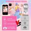 Kids Smart Phone, Christmas Birthday Gifts for Girls Age 3-12, 2.8" Touchscreen Toddler Learning Play Toy Phone with Dual Camera, Game, Music Player, 32GB Card Pink view 3