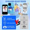 Kids Smart Phone, Shark Toys Phone for Boys 3-12 , Dual Camera, 2.8'' Touchscreen Kid Phones, Educational Toy for Toddler Kids Christmas Birthday Gifts, ABC Learning, Habit Tracker 32 GB Card Blue view 3