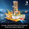AOUHMN Offshore Oil Platforms Model Kit with LED Lights, Building Set for Aldults, 3,271-Piece, Oil Rig Model Engineering Project Toy for Imaginative, Team Play, Cool Science Gift for Men & Women view 2