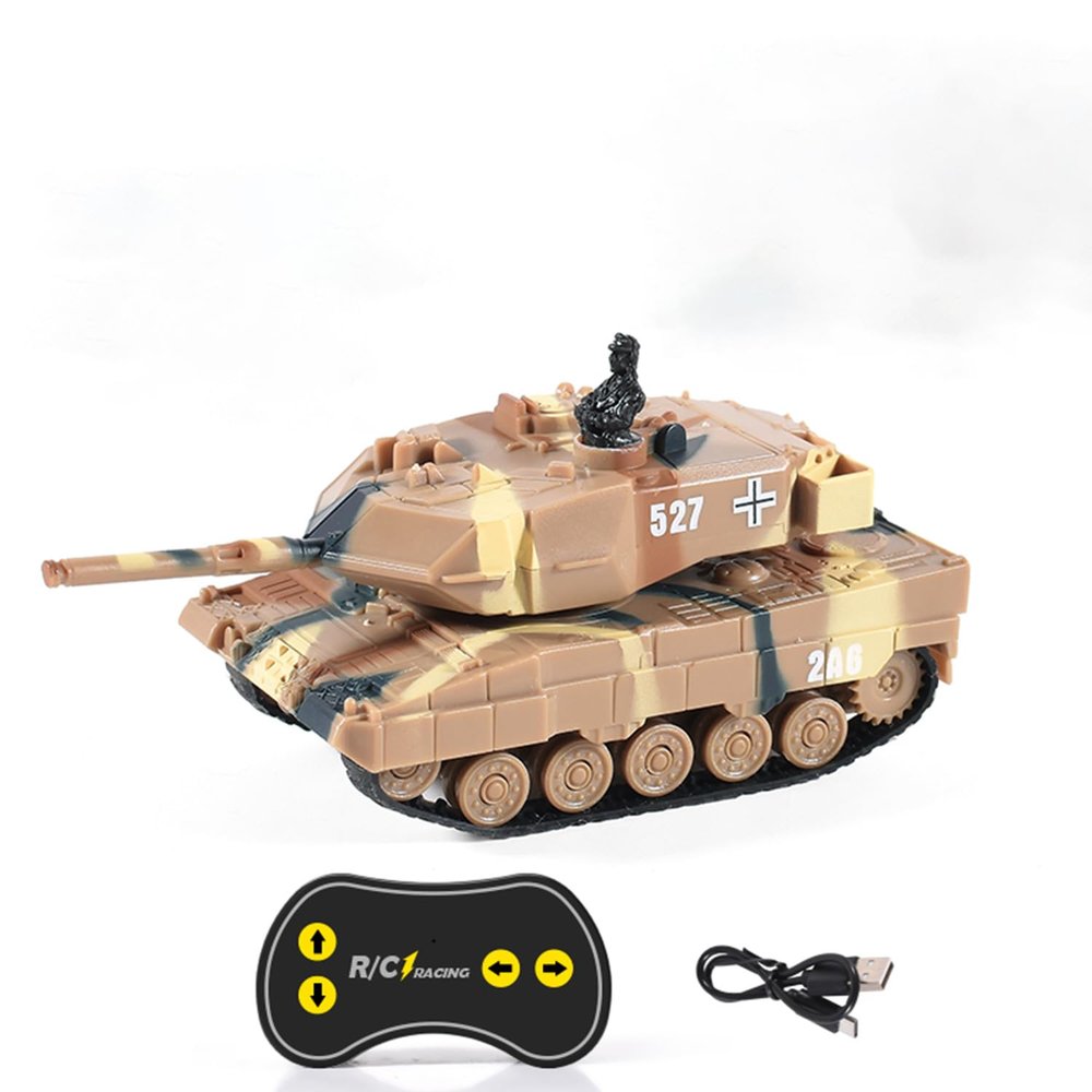 TOUCAN RC HOBBY 1:77 Ready to Run Mini Tank RC German Panther WW2 Battle Tank Easy Model