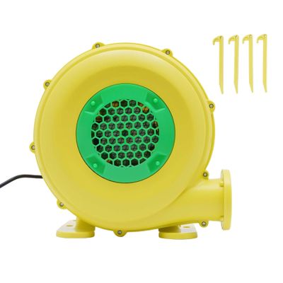 Poggyyi Inflatable Bounce House Blower, 750W Portable Air Blower 110-120V Commercial Powerful Air Blower, Portable Blower Corded for Inflatable Castle Bounce Houses Bouncy Castles Water Slide