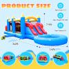 Commercial Bounce House for Big Kids,(100% PVC) 30FT(L) Inflatable Obstacle Course for Adult with Blower,Dual Racing Slides,Climbing,Obstacles Great for Backyard Lawn Party-30x7.9x7.9FT view 2