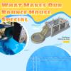 Commercial Bounce House for Big Kids,(100% PVC) 30FT(L) Inflatable Obstacle Course for Adult with Blower,Dual Racing Slides,Climbing,Obstacles Great for Backyard Lawn Party-30x7.9x7.9FT view 4