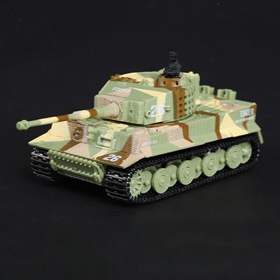 TOUCAN RC HOBBY RC Assembled Tank 1/72 German Tiger RTR Mini Tank Turret Turn 360Gift for Kid for Ages 14+