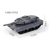 TOUCAN RC HOBBY RC RTR Mini Tank Remote Control Battle Tank Rotate Turret Infrared System for Ages 15+ view 2