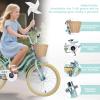 ZUKKA Kids Bike 20 Inch Girls Bike with Basket Single Speed Cruiser Bike Dual Brake System for Over 7 Years Old Kids, Multiple Colors view 3