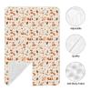 Muishi Adorable Foxes and Leaves Baby Car Seat Canopy Nursing Cover for Newborn Car Seat Breastfeeding Covers Blanket Newborn Shower Gift view 3