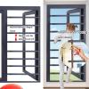 LVLDAWA Window Safety Guards Bar, Aluminum AntiFall Window Blocker Security Bar, Temporary Window Safety Guards for Bedroom, Living Room, Playroom(42cm) view 4