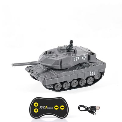 TOUCAN RC HOBBY RTR 1/77 RC Tank German Panther Battle Tank 360Rotation LED Light Mini Toy