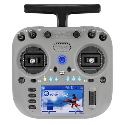 Radiomaster TX15 Radio Controller 2.4GHz 16 Channel EdgeTX Radio Transmitter, with V5.0 Hall Gimbals/3.5" IPS Touchscreen, Fits FPV Drones/Multirotors/RC Helicopter/Car Boats, Mode 2 (Iron Grey)