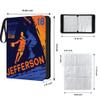 Personalized Basketball Card Binder with Name & Number  Sport Trading Card Album for Kids  Custom Sports Card Collector Book  Gifts for Boys, Teens, Players, Fans (Cool Basketball Players) view 3